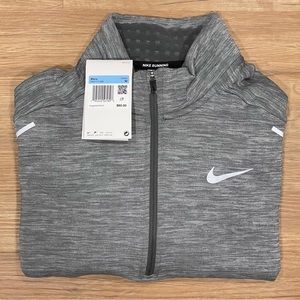 Nike Mens Sphere Element Therma-Fit 1/4 Zip Running Top Jacket Size M Iron Grey